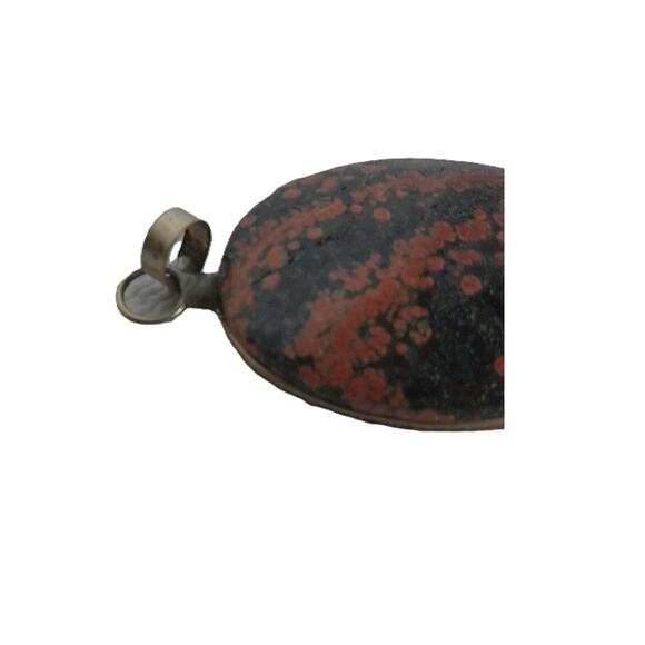 Vintage Mahogany Obisidian Cabuchon Pendant - Picture 3 of 4